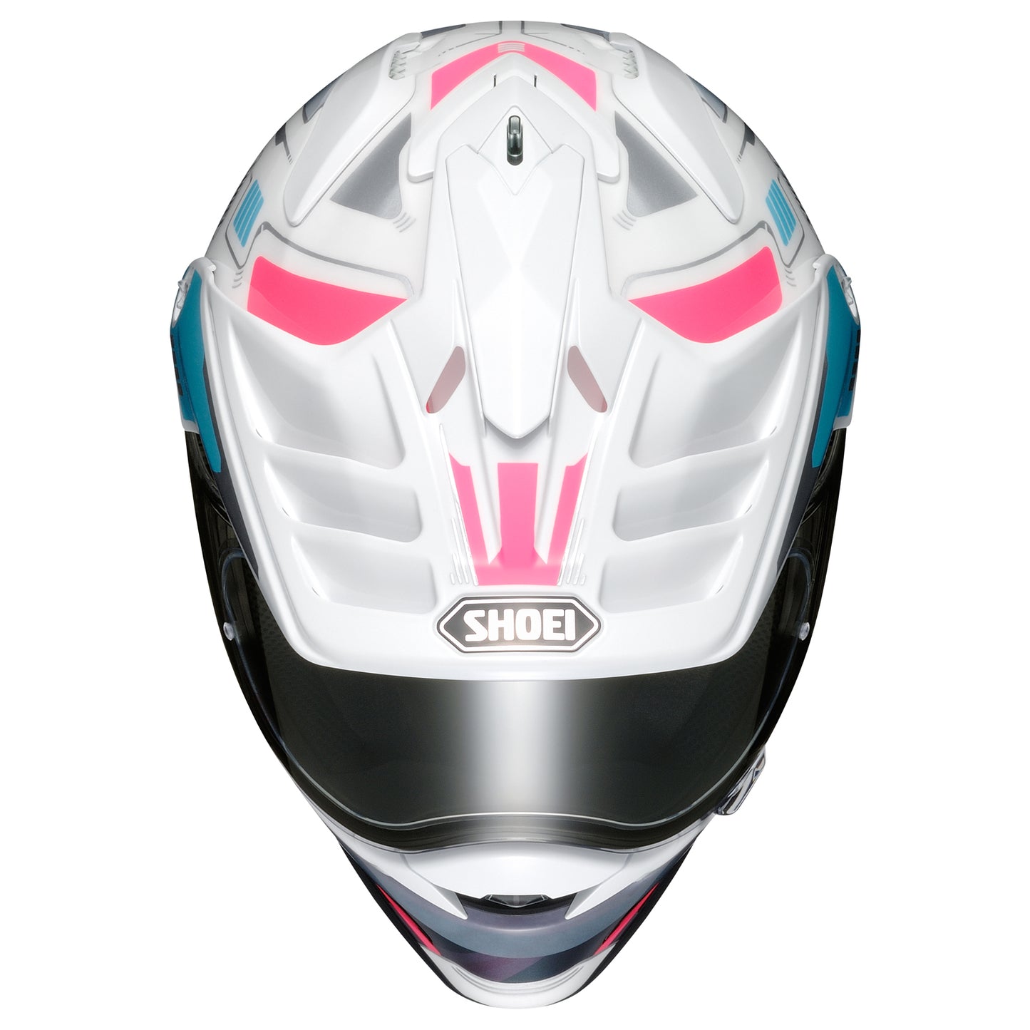 SHOEI - Hornet X2 Invigorate - WHITE/PINK/LTBLUE (TC7)