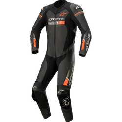 Alpinestars - GP Force Chaser 1-Piece Leather Suit - Black/Red Fluo