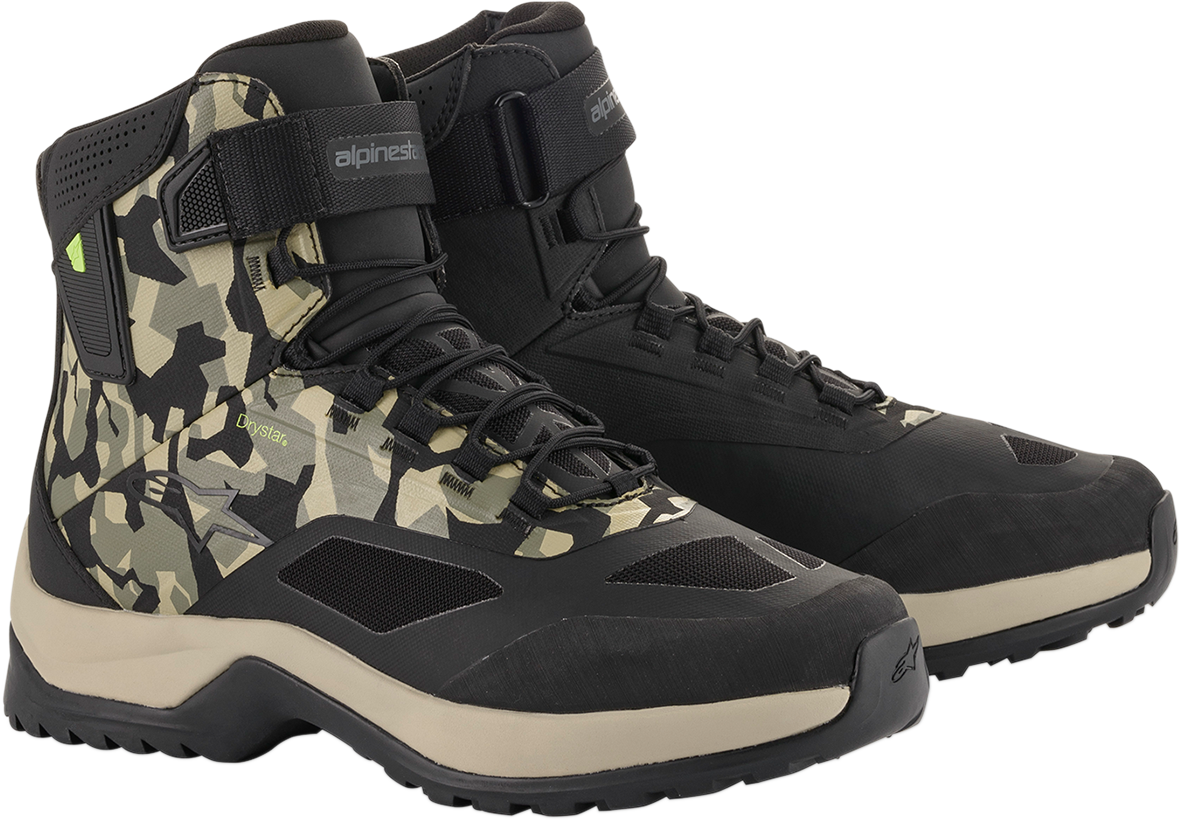 Alpinestars - CR-6 Drystar® Shoes - Black/Brown/Green