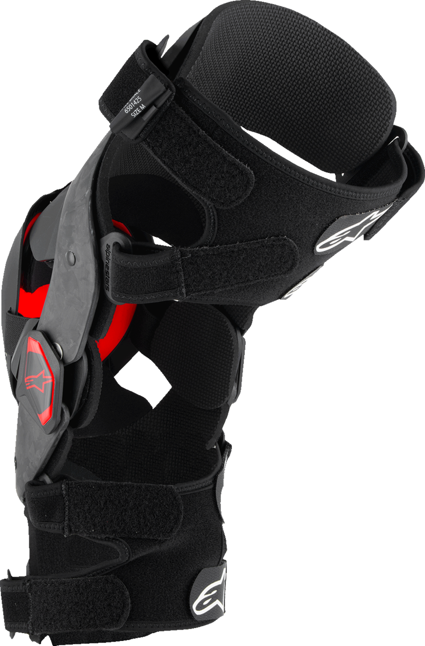 Alpinestars - Supertech RK-10 Plasma Knee Braces - Black/Red