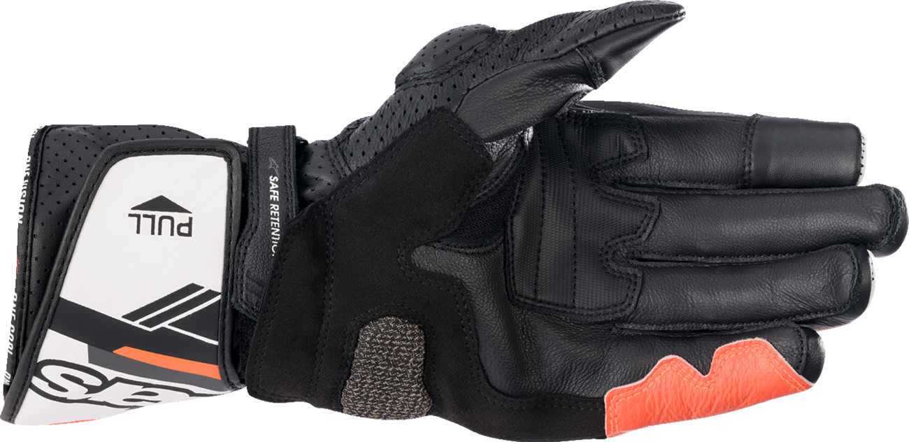 Alpinestars - SP-8 V3 Gloves - Black/White/Fluo Red