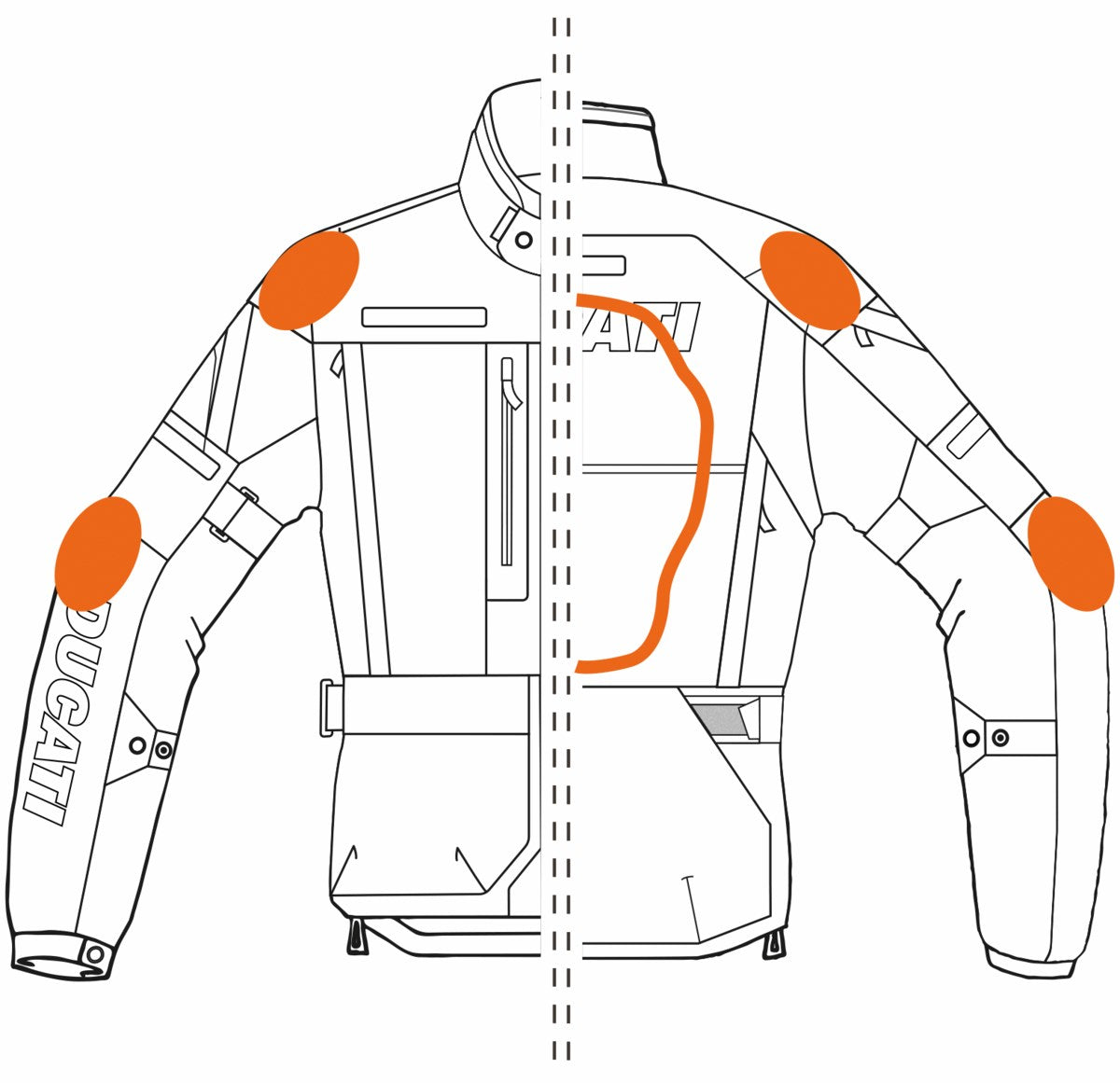 98107364 - Tour C4 Textile Jacket - Black