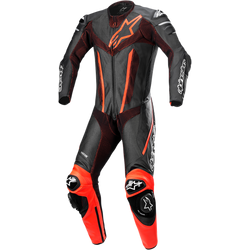 Alpinestars - Fusion 1-Piece Suit - Black/Red Fluorescent
