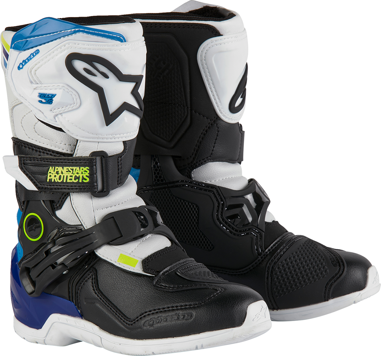 Alpinestars - Kids Tech 3S Boots - White/Black/Blue
