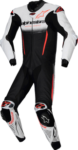 Alpinestars - GP-R7 1-PC Leather Suit - White/Black/Red Fluo