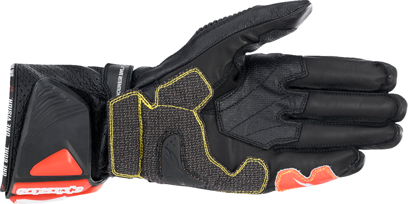 Alpinestars - GP Tech V2 S Gloves - Black/White/Fluo Red