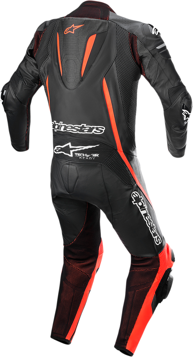 Alpinestars - Fusion 1-Piece Suit - Black/Red Fluorescent