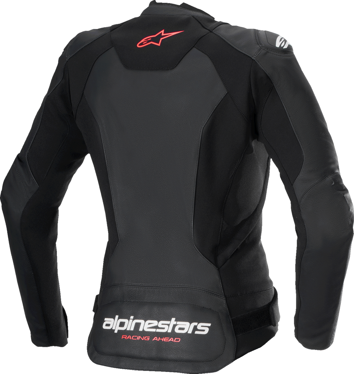 Alpinestars - Stella Faster v3 Leather Jacket - Black/White Fluo/Coral