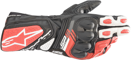 Alpinestars - SP-8 V3 Gloves - Black/White/Bright Red