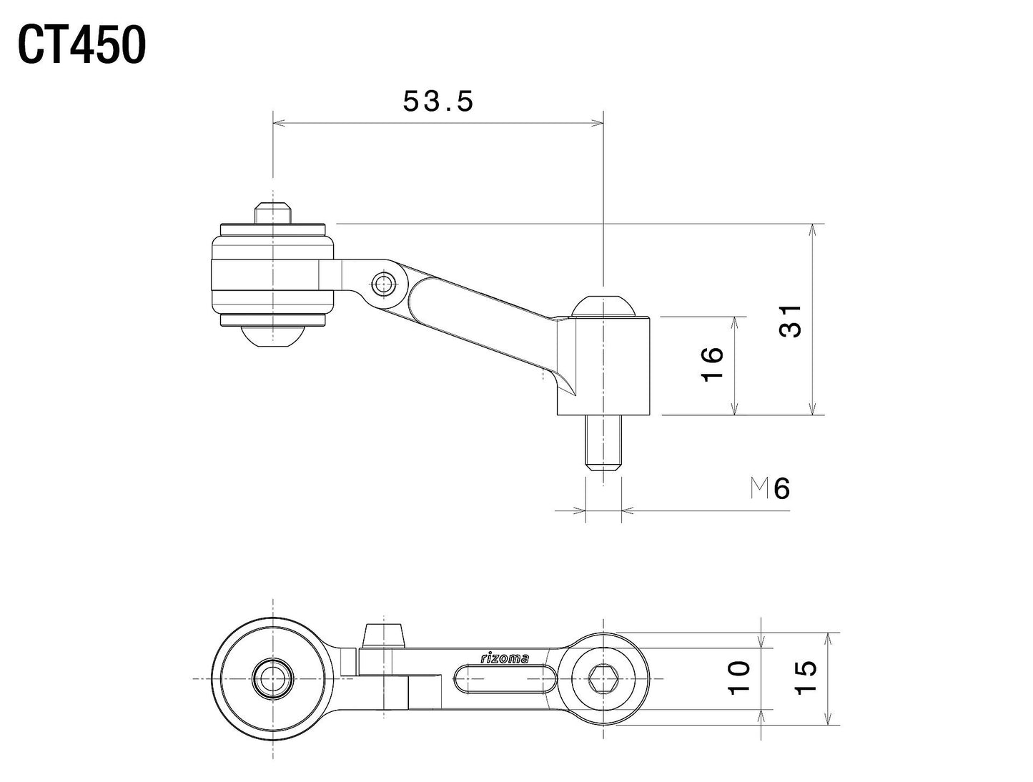 CT450 - RIZOMA - Mounting Kit For Fluid Reservoir