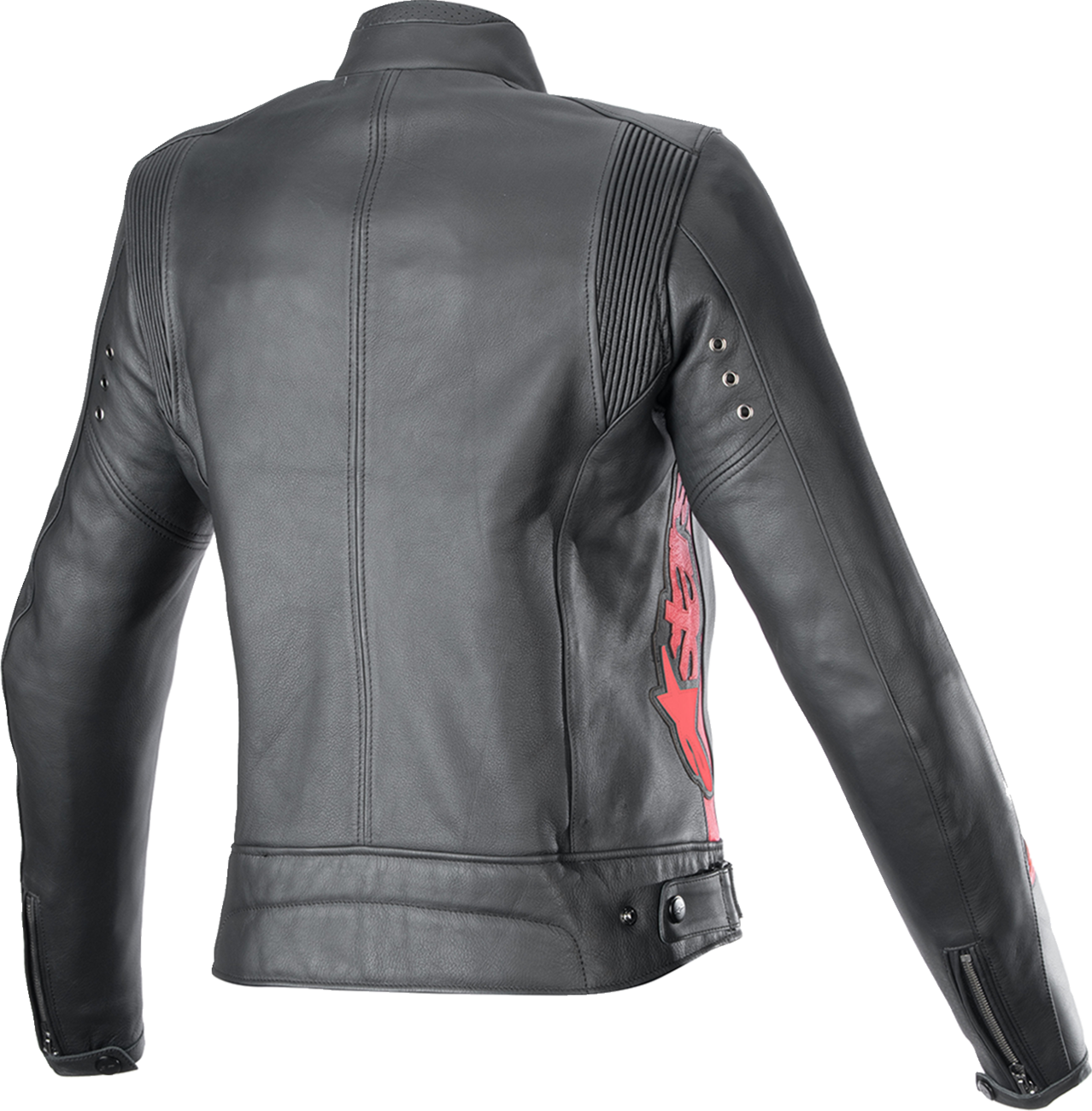 Alpinestars - Stella Dyno Leather Jacket - Black/Haute Red