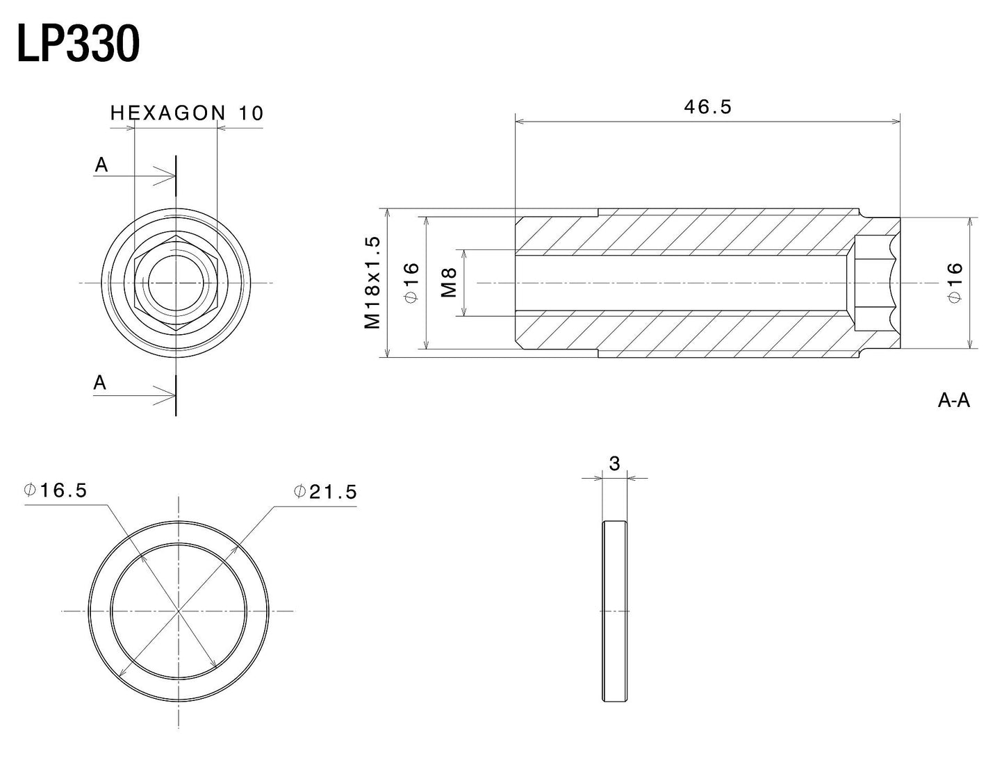 LP330 - RIZOMA - PROGUARD SYSTEM® and End Mount Mounting Kit