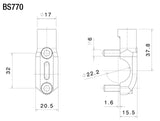 BS770 - RIZOMA - Mirror Bracket For Handlebar - 22mm