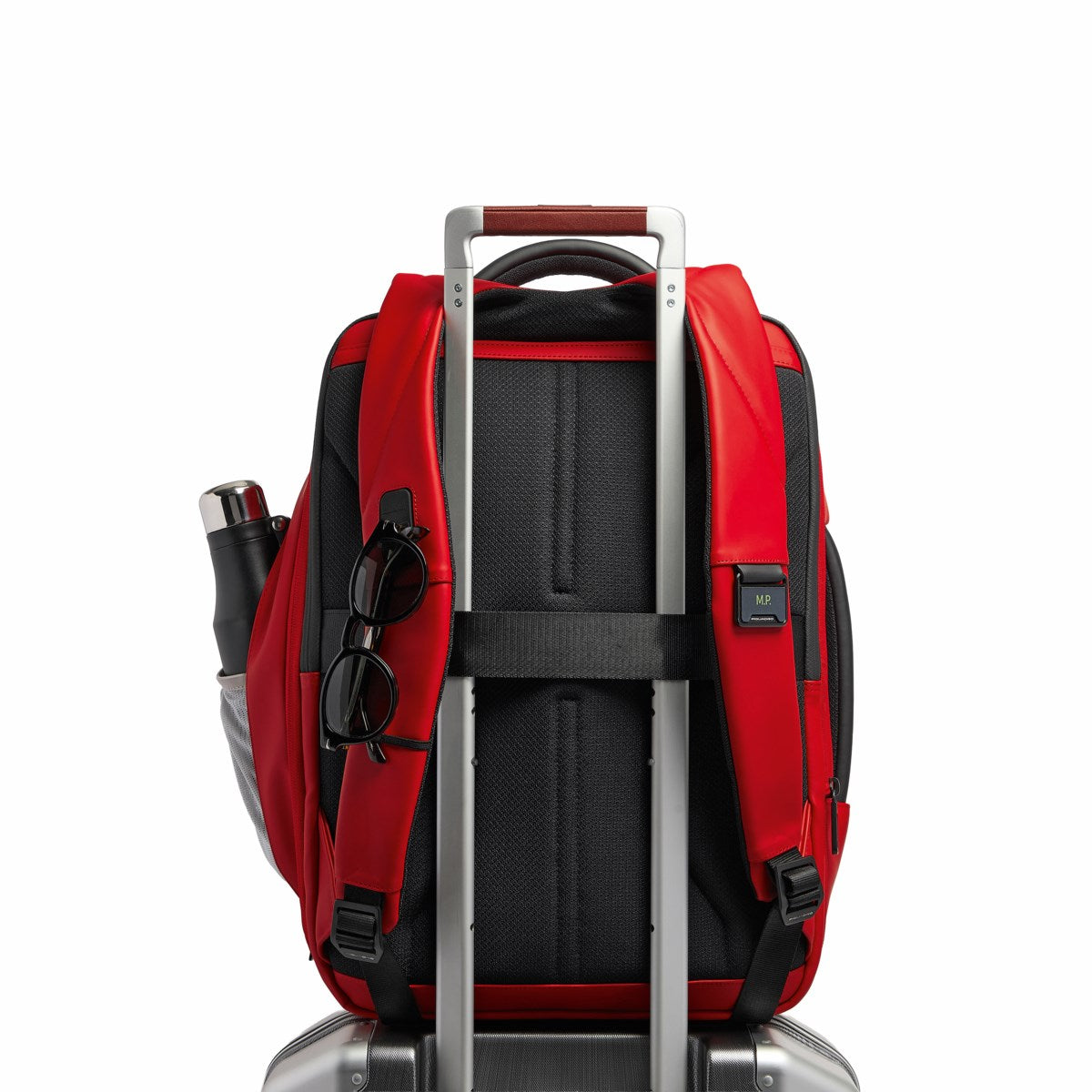 987805094 - D-Piquadro Lock Backpack - RED