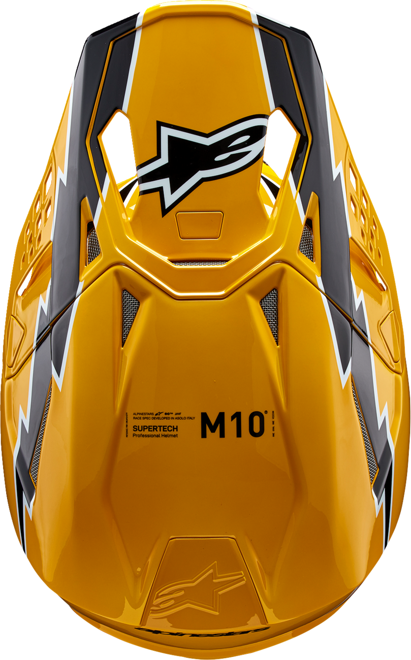 Alpinestars - Supertech M10 Helmet - Ampress - MIPS® - Gloss Black/Yellow