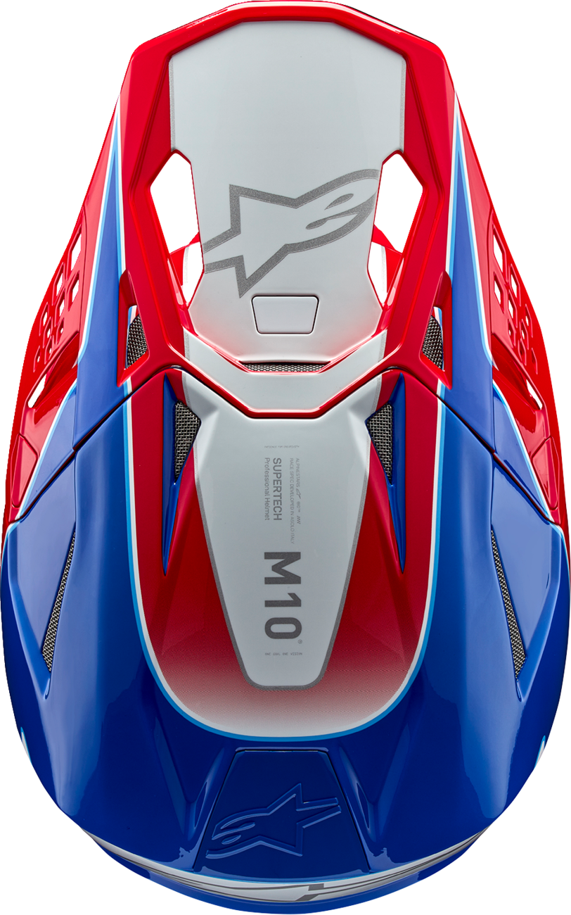 Alpinestars - Supertech M10 Helmet - Aeon - MIPS® - Gloss Bright Red/Blue