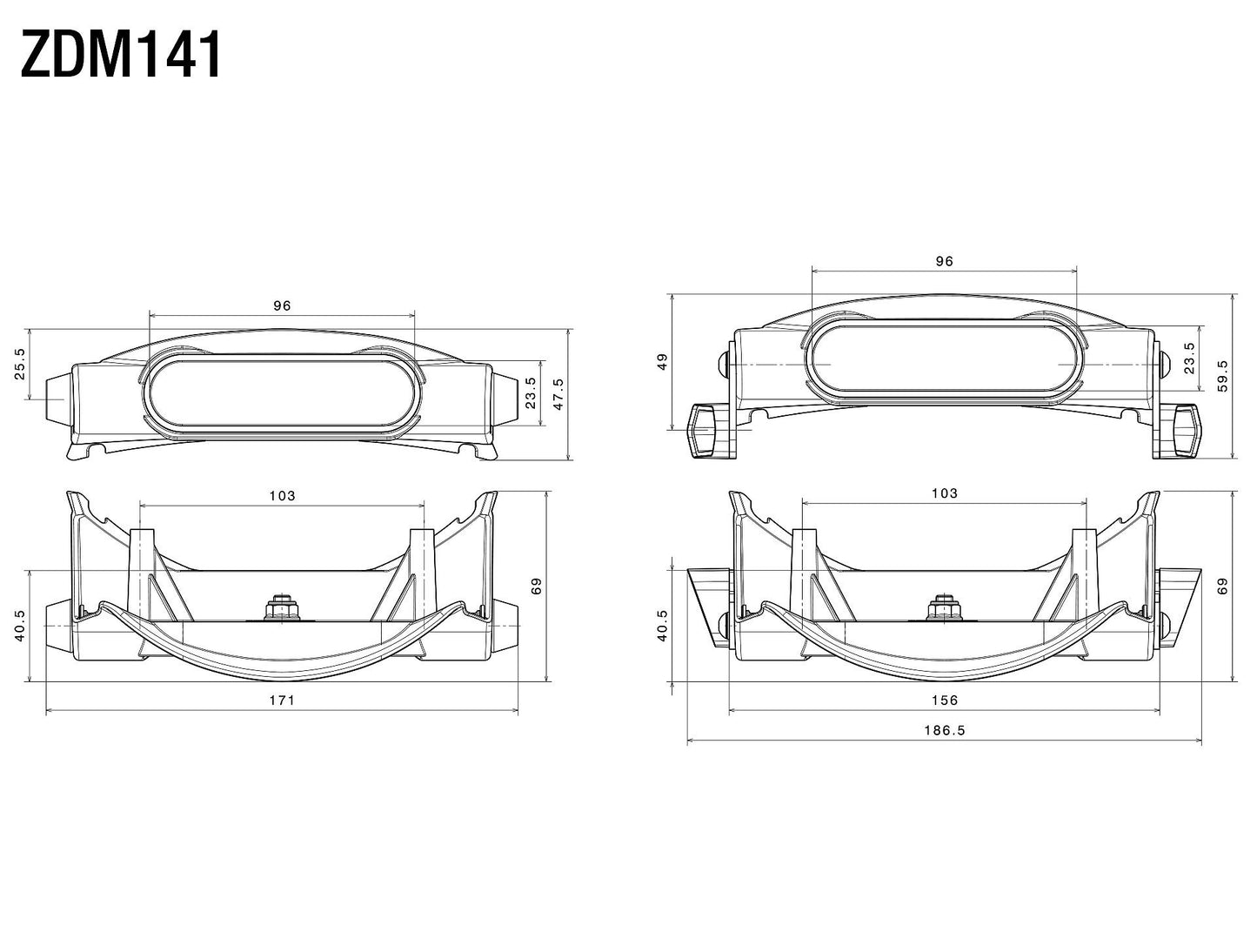 ZDM141 - RIZOMA - Rear Turn Signal Bracket