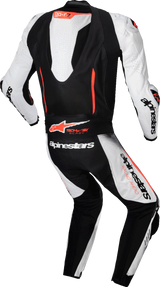 Alpinestars - GP-R7 1-PC Leather Suit - White/Black/Red Fluo