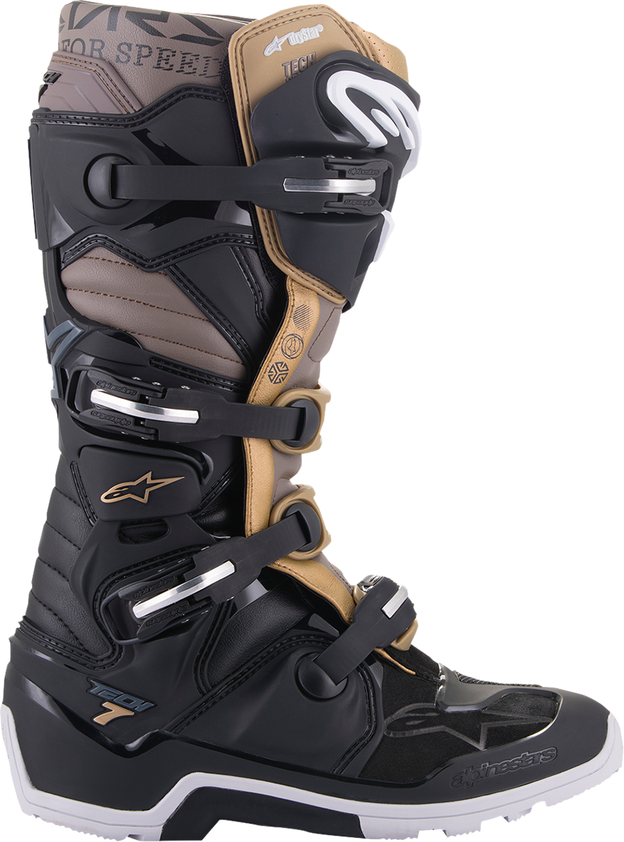 Alpinestars - Tech 7 Enduro Drystar® Boots - Black/Gray/Gold