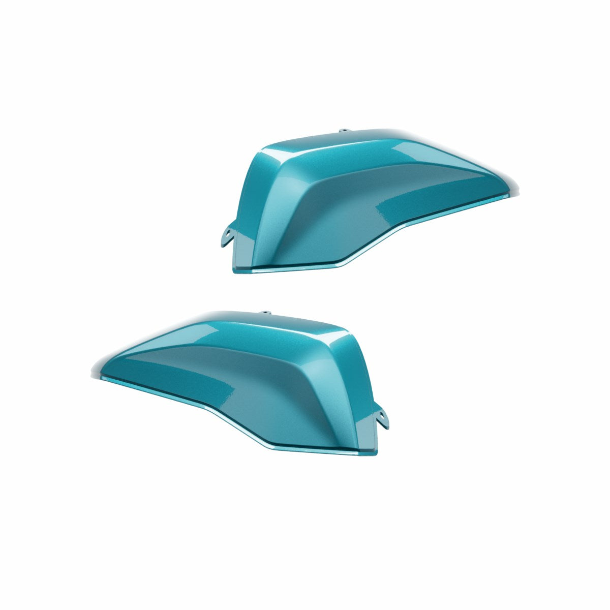 96781561AY - Ducati Cover for Plastic Side Panniers - Blu Uranus (Blue Gloss)
