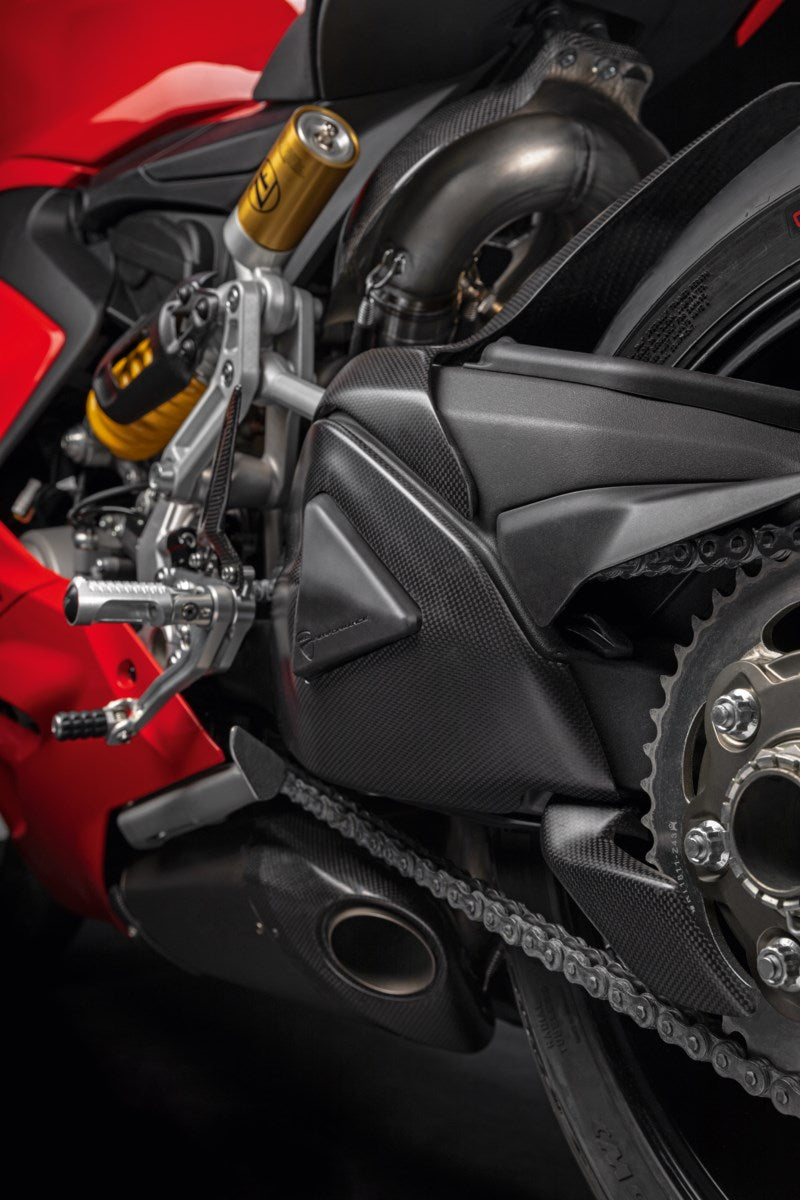 96900212A - Carbon swingarm guard Panigale 1199/1299/V2