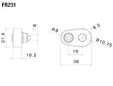 FR231 - RIZOMA - Mounting Kit For Front Turn Signals