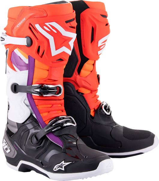 Alpinestars - Tech 10 Boots - Black/Red/Orange/White