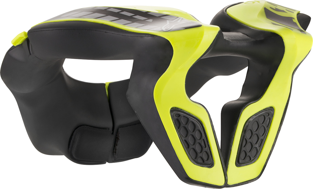 Alpinestars - Youth Neck Support - Black/Yellow Fluo