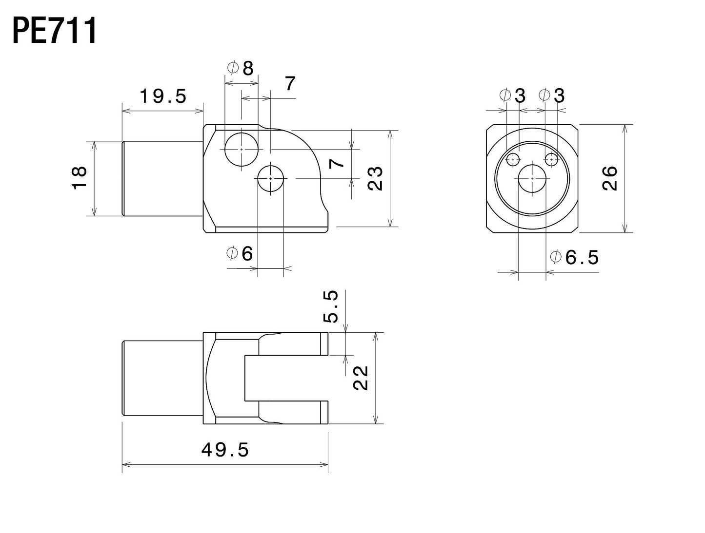 PE711 - RIZOMA - Peg Mounting Kit