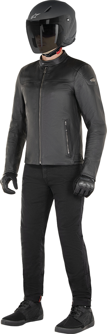 Alpinestars - Blacktrack Leather Jacket - Black