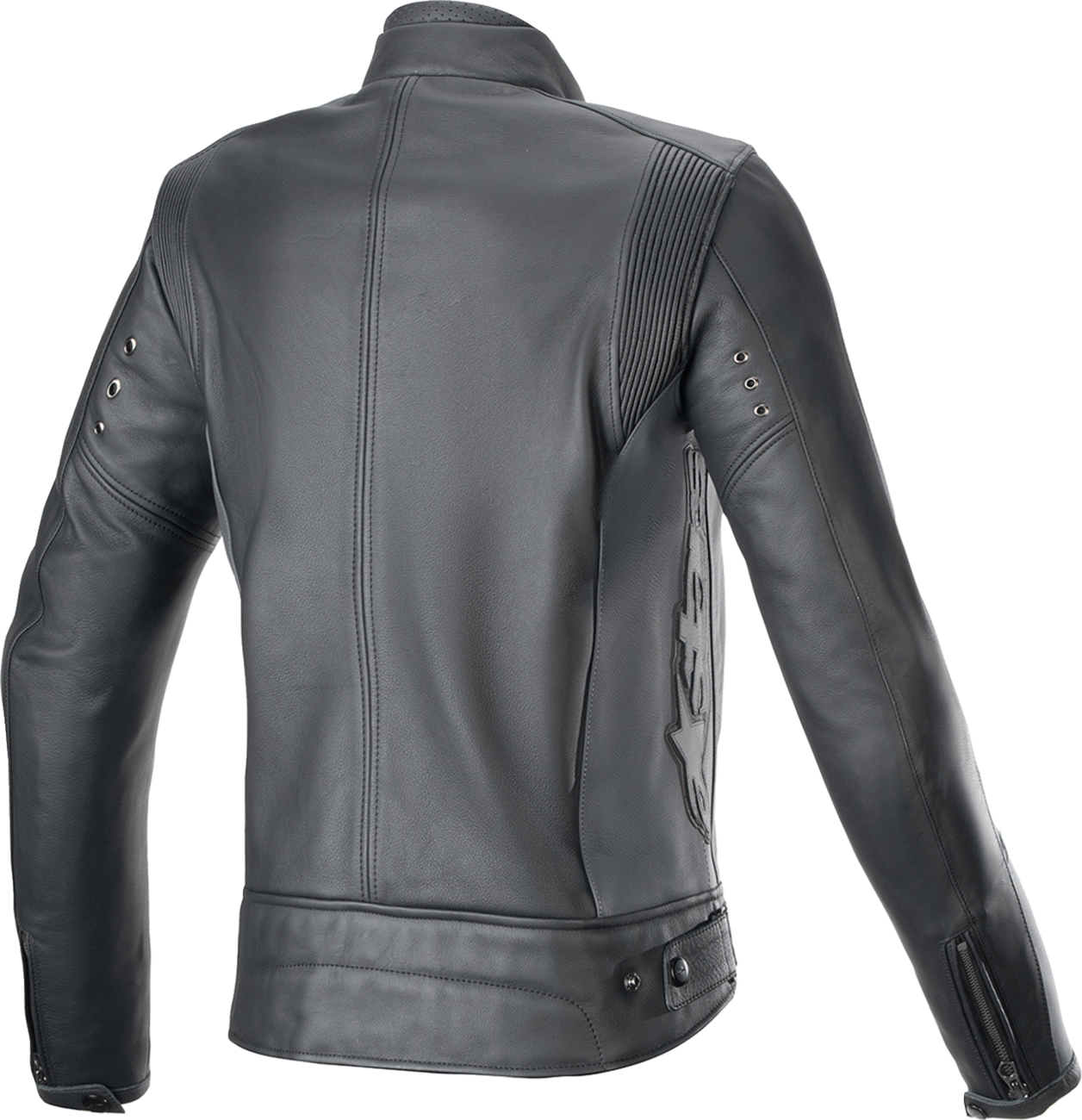 Alpinestars - Stella Dyno Leather Jacket - Black Tar Gray/Dark Gray