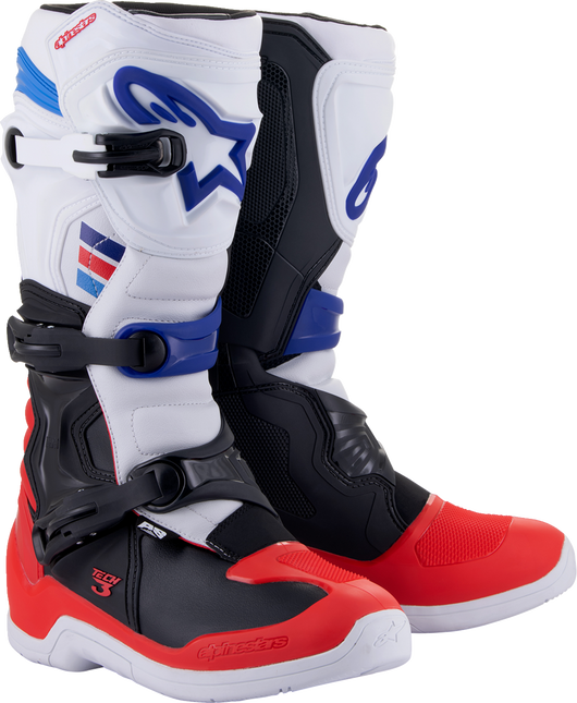 Alpinestars - Tech 3 Boots - White/Red/Black