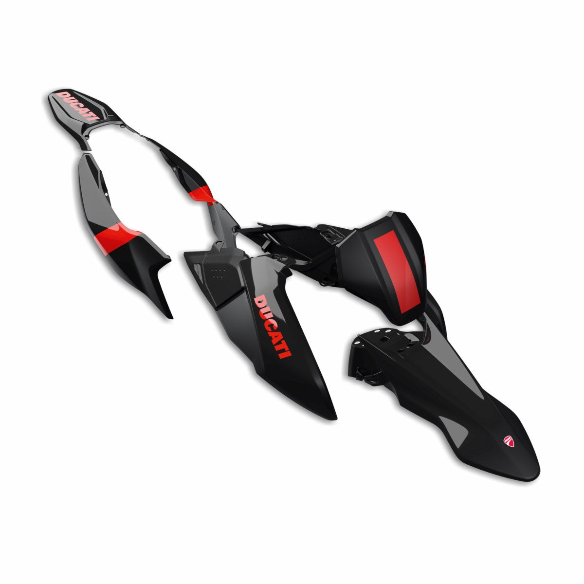 97181331AA - Complete plastic kit - Hypermotard 698