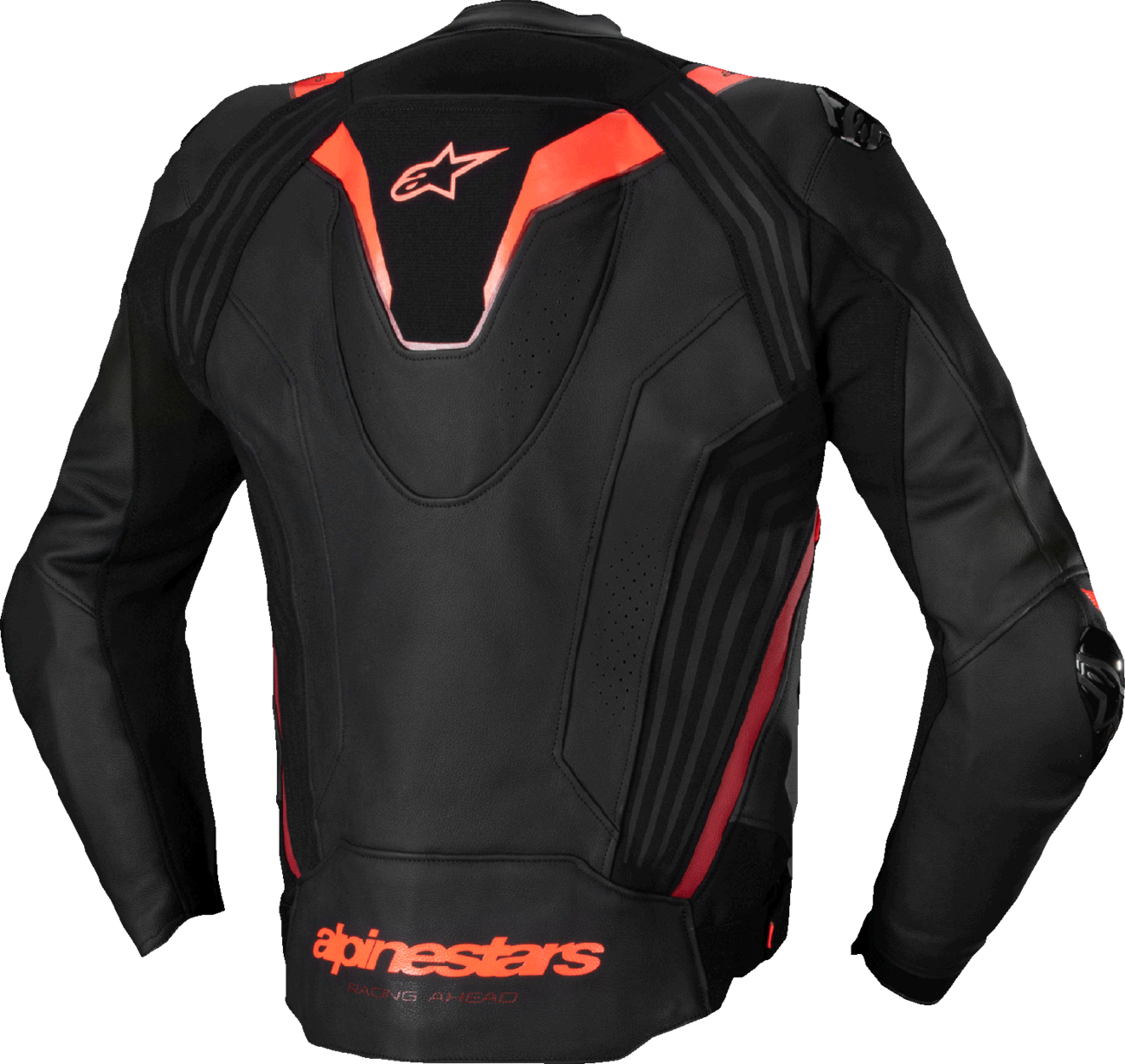 Alpinestars - Missile v3 Ignition Leather Jacket - Black/Red Fluo/Dark Red