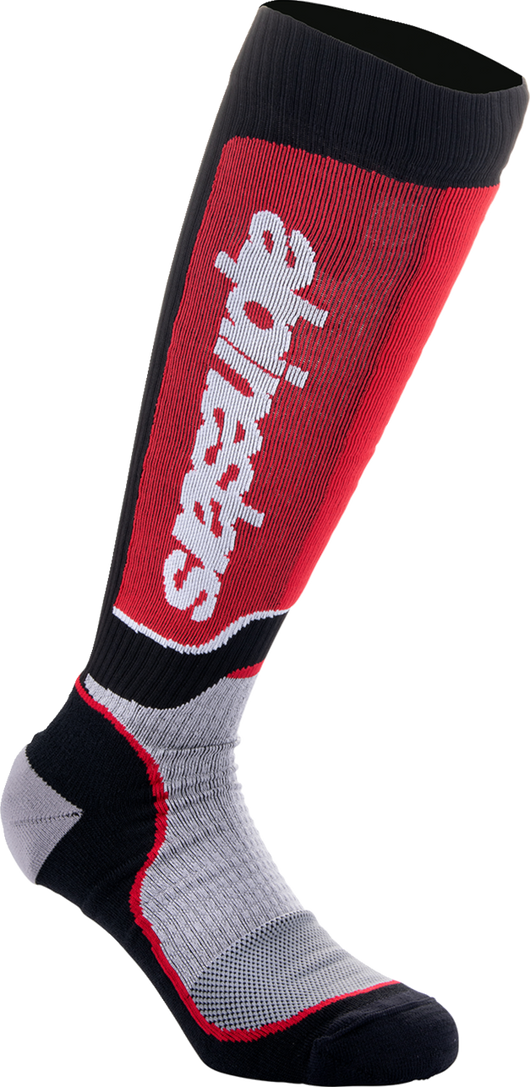 Alpinestars - MX Plus Socks - Black/Red/Gray