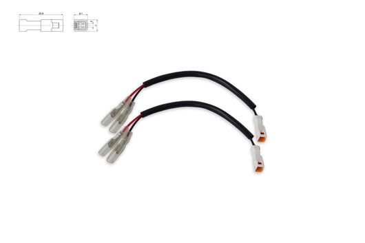 CB006B - CNC Racing Indicator adpator cables TYPE 2 (pair) for Ducati models
