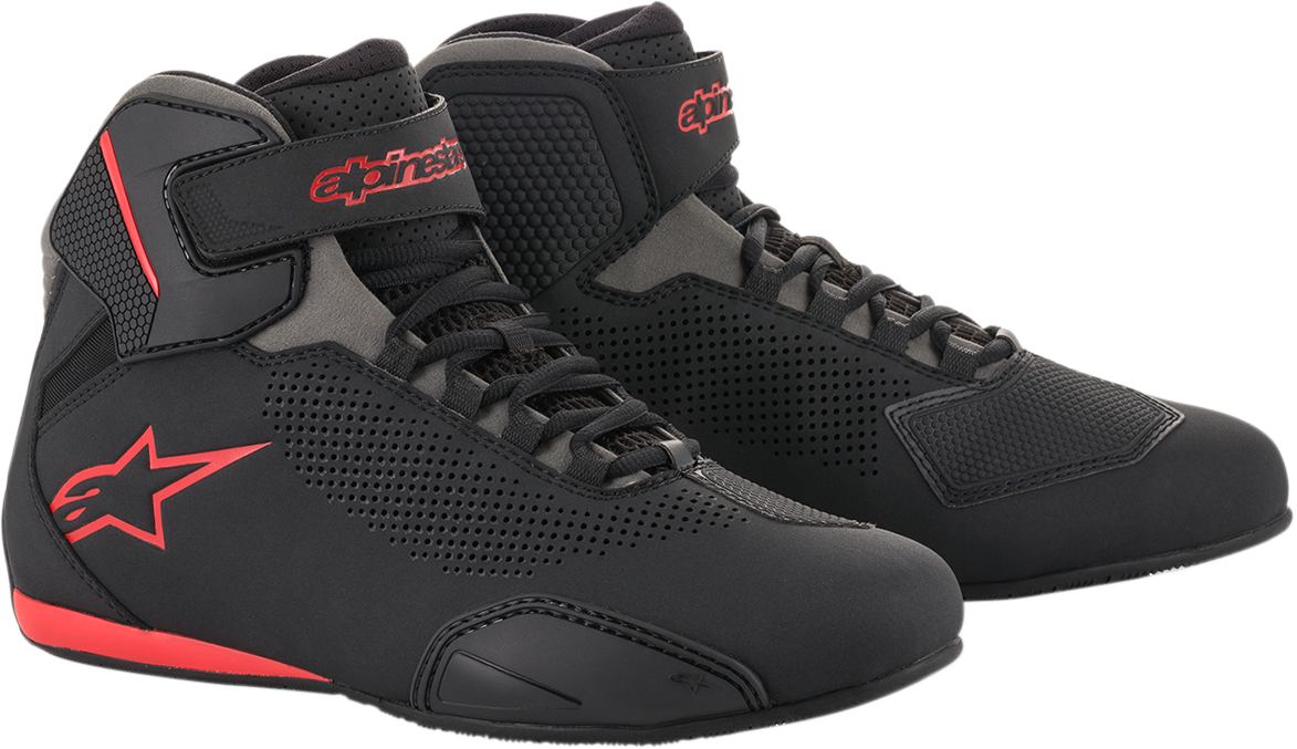 Alpinestars - Sektor Vented Shoes - Black/Gray/Red