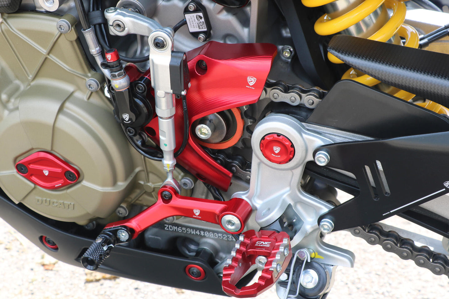 CP177 - CNC Racing Front Sprocket Cover for Ducati Hypermotard 698 Mono