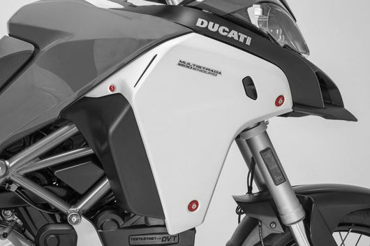 TT337 - CNC Racing Radiator Cover (Side Fairing) Cap Set for Ducati Multistrada 1200 Enduro