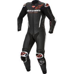Alpinestars - GP-R7 1-PC Leather Suit - Black/White/Red Fluo