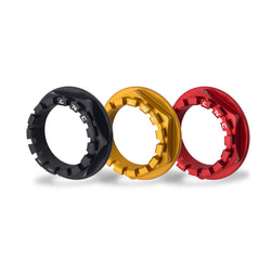 DA381 - CNC Racing Left Hand (Sprocket) Rear Axle Nut for small hub (5 hole) Ducati