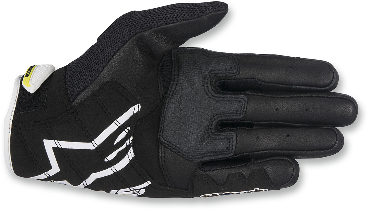 Alpinestars - SMX-2 Air Carbon V2 Gloves - Black/White/Fluo Yellow