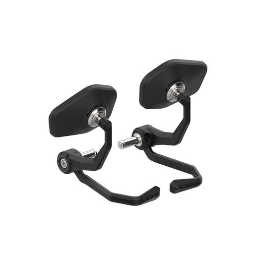 PRN015536-015554-016116-016466-016469-016517-016518-16 - Evotech Bar End Sport Mirrors / Brake and Clutch Protector Kit - Ducati Monster 950 (2021+)