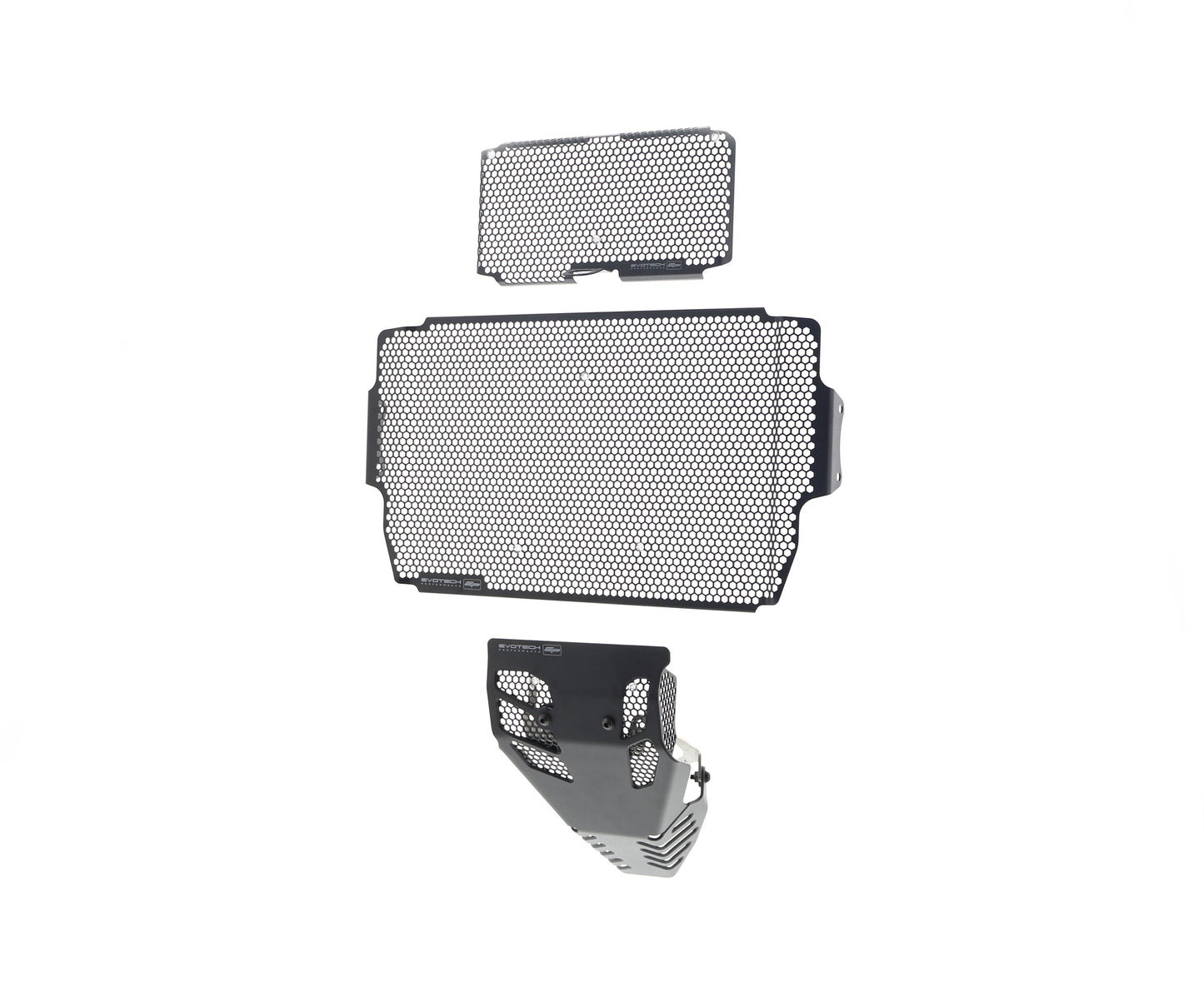 PRN012480-012481-012541 - Evotech Rad Oil Guard Engine Guard - Set