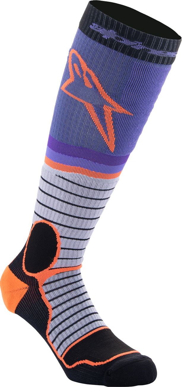 Alpinestars - MX Pro Socks - Black/Gray/Purple/Orange