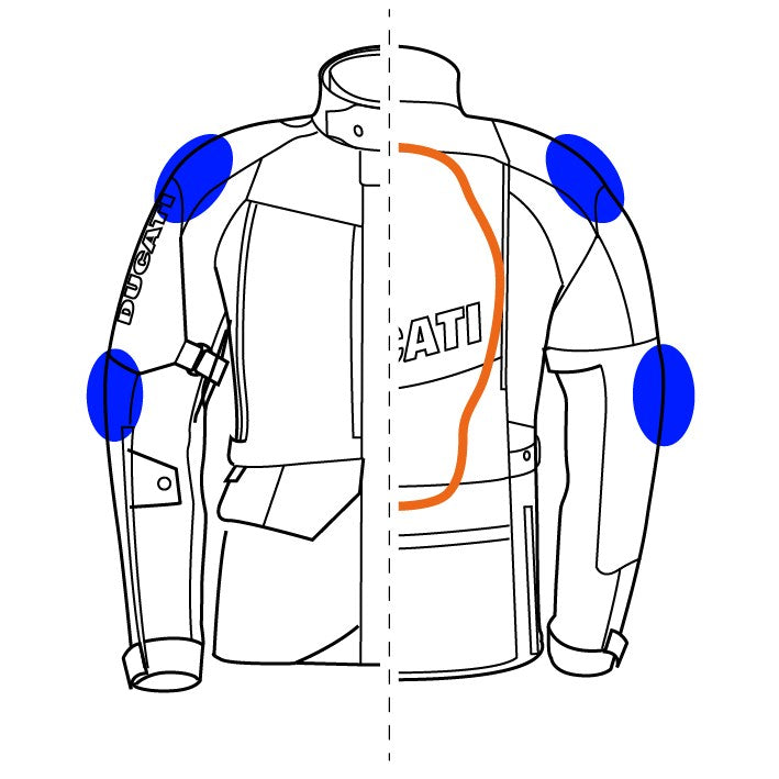 9810986 - Ducati Strada C6 Fabric Jacket