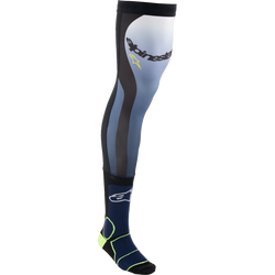 Alpinestars - Knee Brace Socks - Navy/Black/Yellow