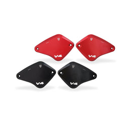 KT560 - CNC Racing 'Touch Bicolor' Front Brake & Clutch Reservoir Caps for Ducati Diavel V4