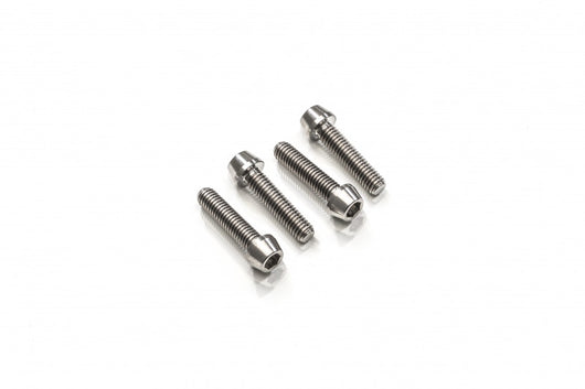 KV396X - CNC Racing Titanium Bolt kit for 2015+ Multistrada 1260/1200/950 Passenger Footrests and Diavel Handlebar top clamp (4) M8x35