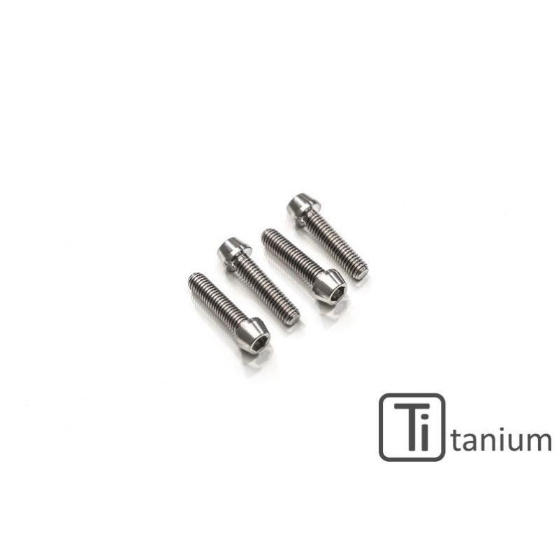KV394X - CNC Racing Titanium Bolt kit for Streetfighter, Scrambler Handlebar top clamp, Lower Triple clamp for Scrambler / 1198/1098/848 Or Front axle clamp for Panigale S/R / Superleggera (4) M8x25